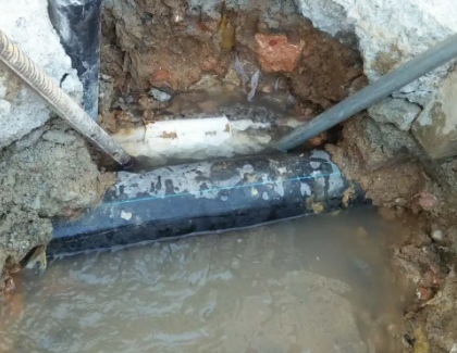 金凤测漏水之水管漏水